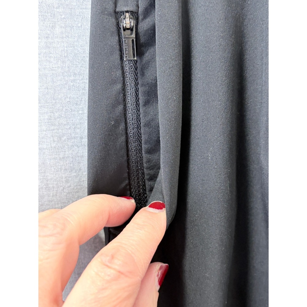 Athleta Brooklyn Wide Leg Crop Pant Black 8 Lightweight Trousers - Picture 7 of 13